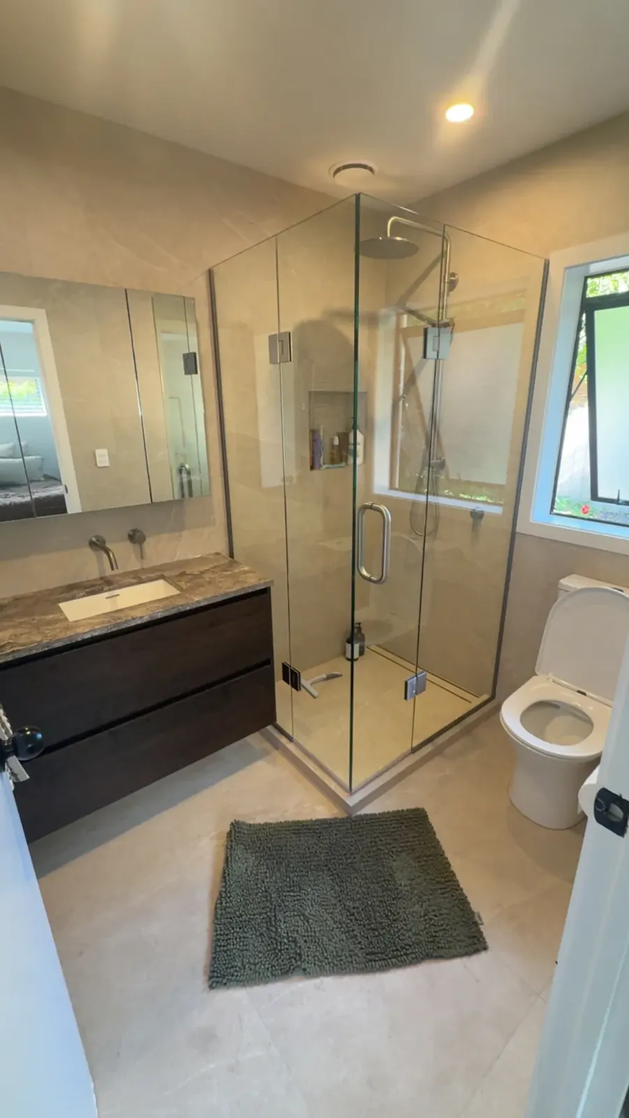 Completed bathroom renovation - Watcon Projects Auckland
