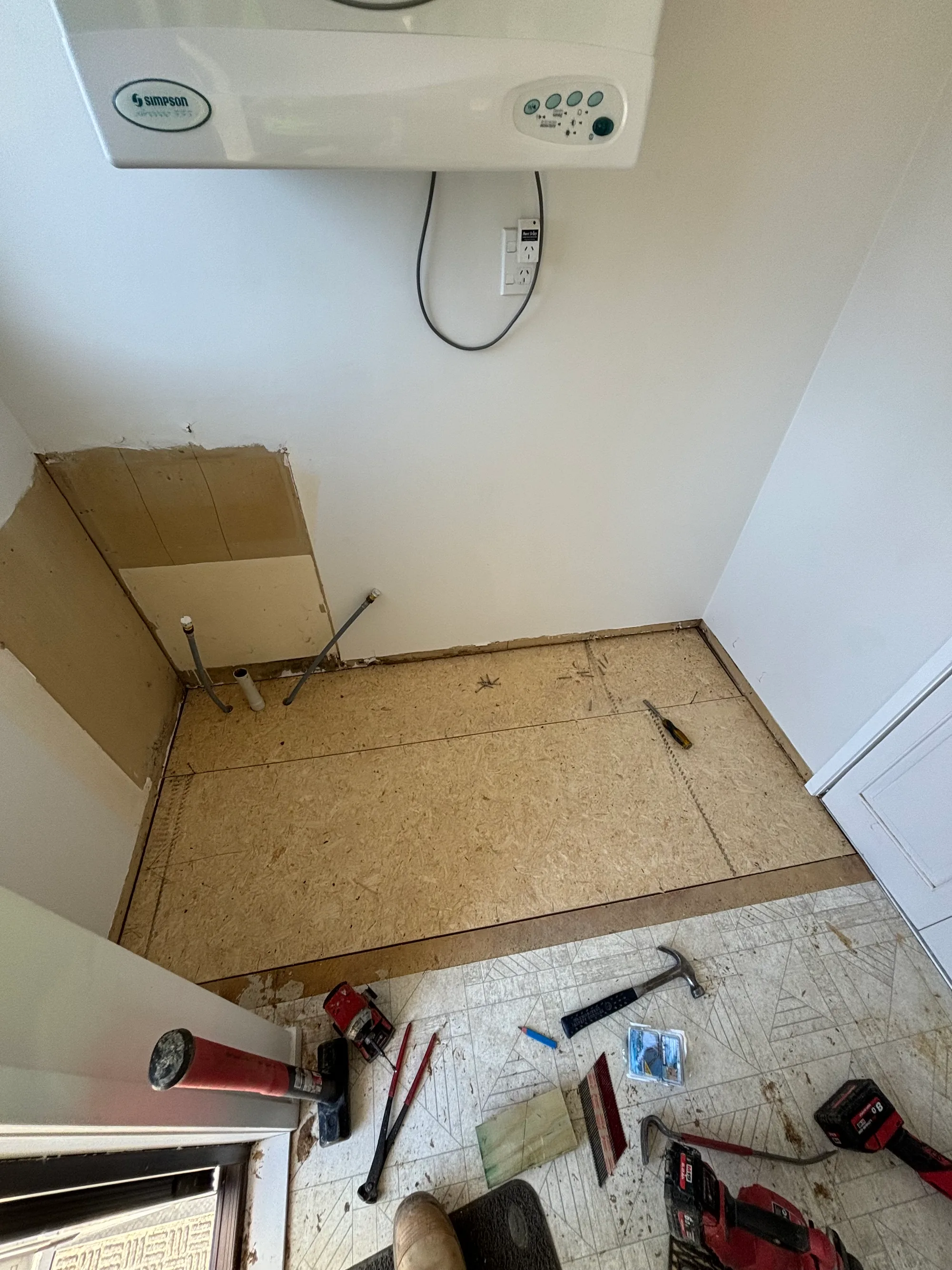 Bathroom strip-out and renovation - Watcon Projects Auckland