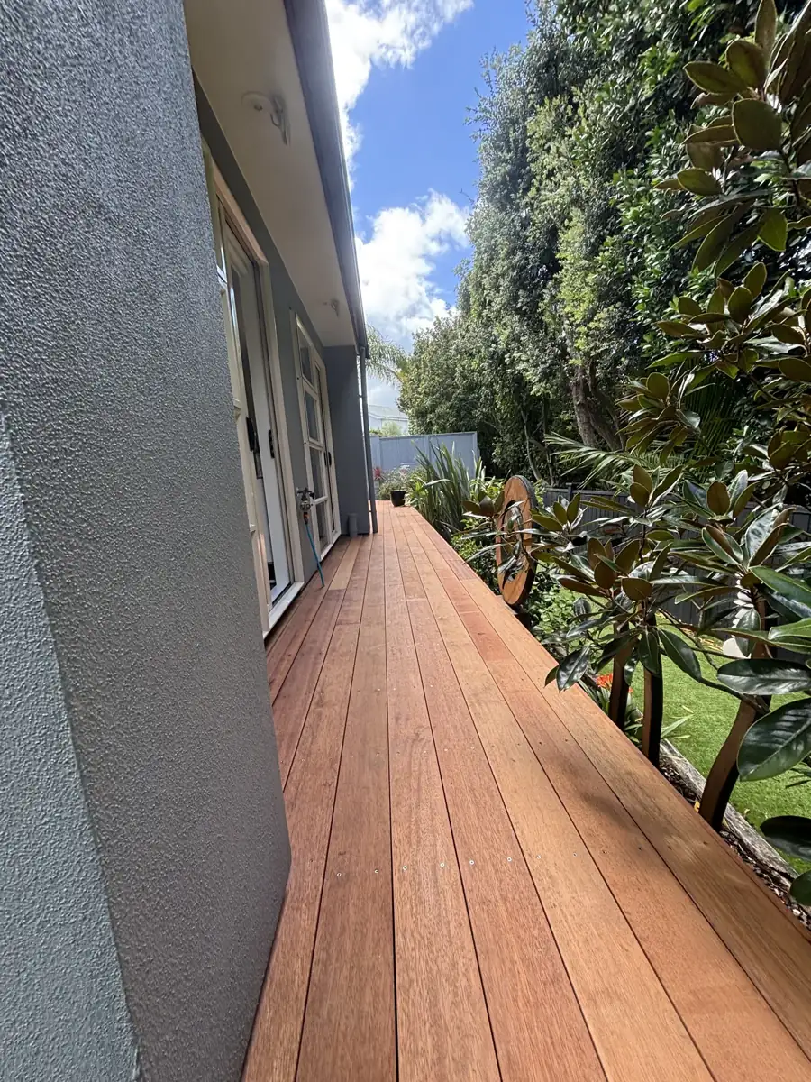 Completed timber deck - Watcon Projects South Auckland