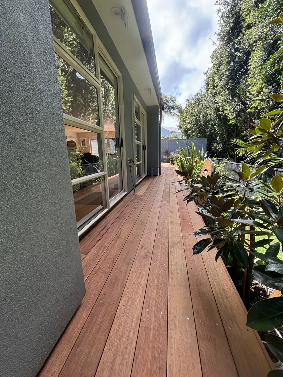 Timber deck built by Watcon Projects, Central Auckland