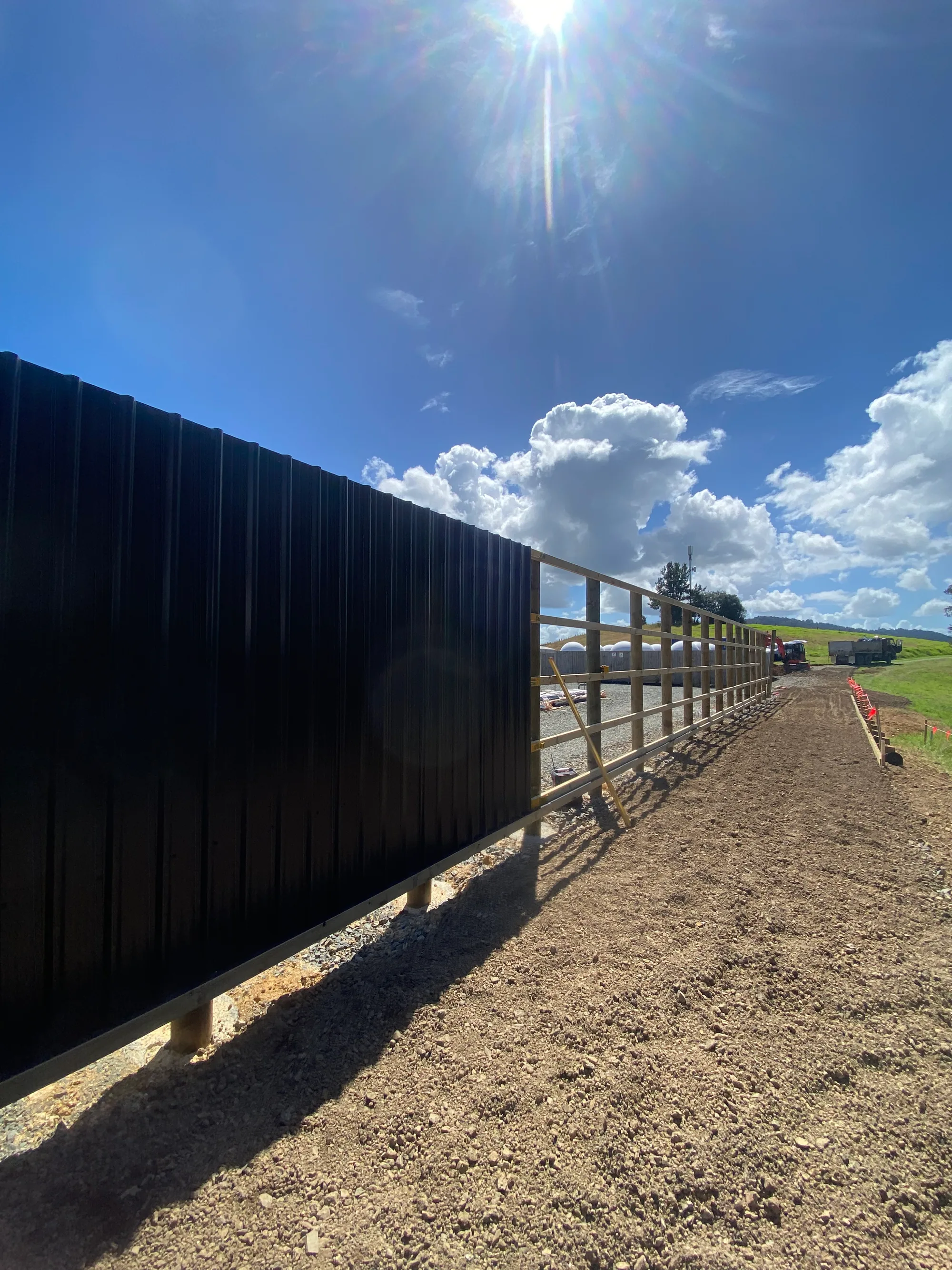 Completed iron fencing by Watcon Projects, fence builder South Auckland