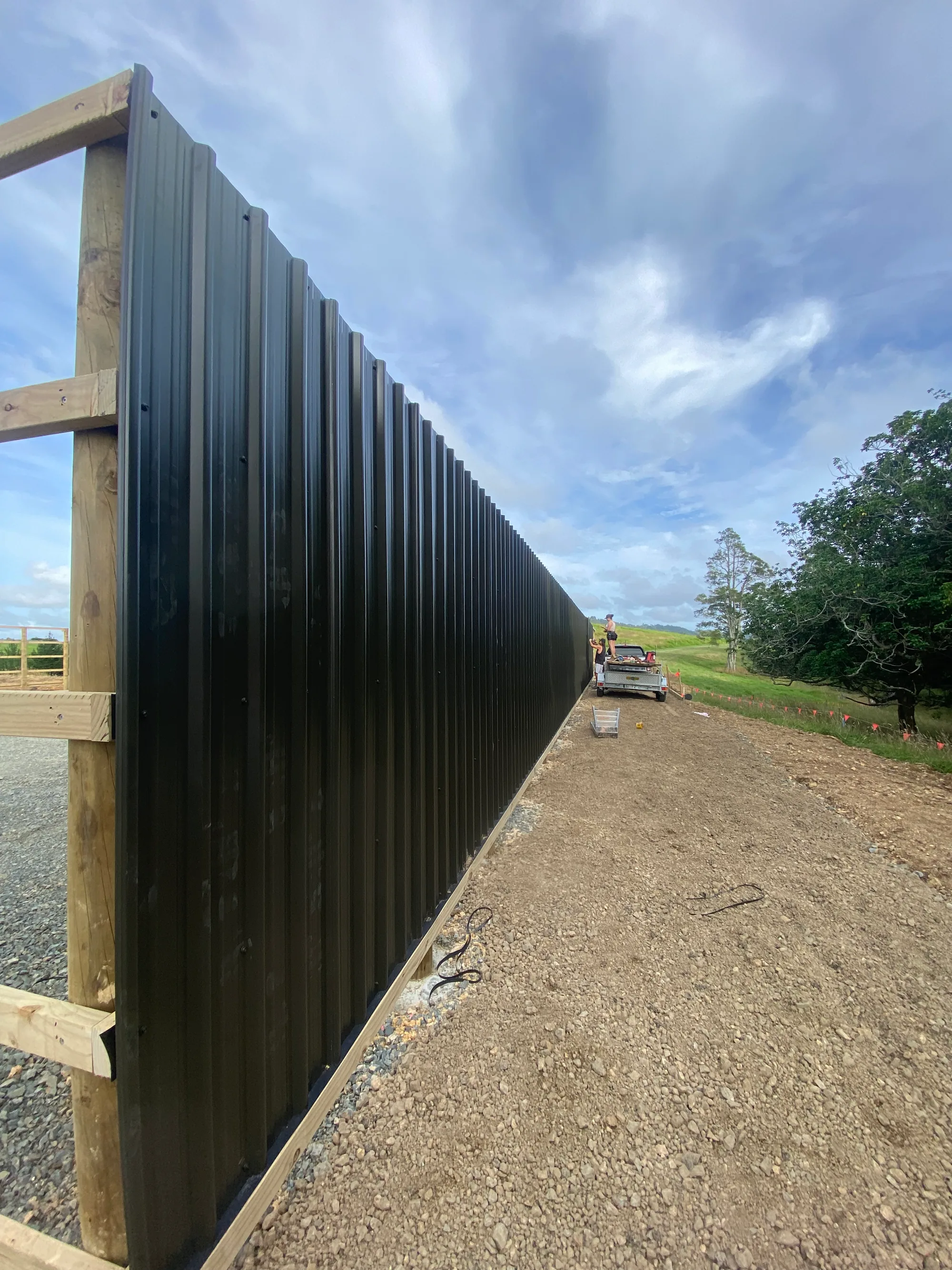 Iron fencing installation - Watcon Projects South Auckland