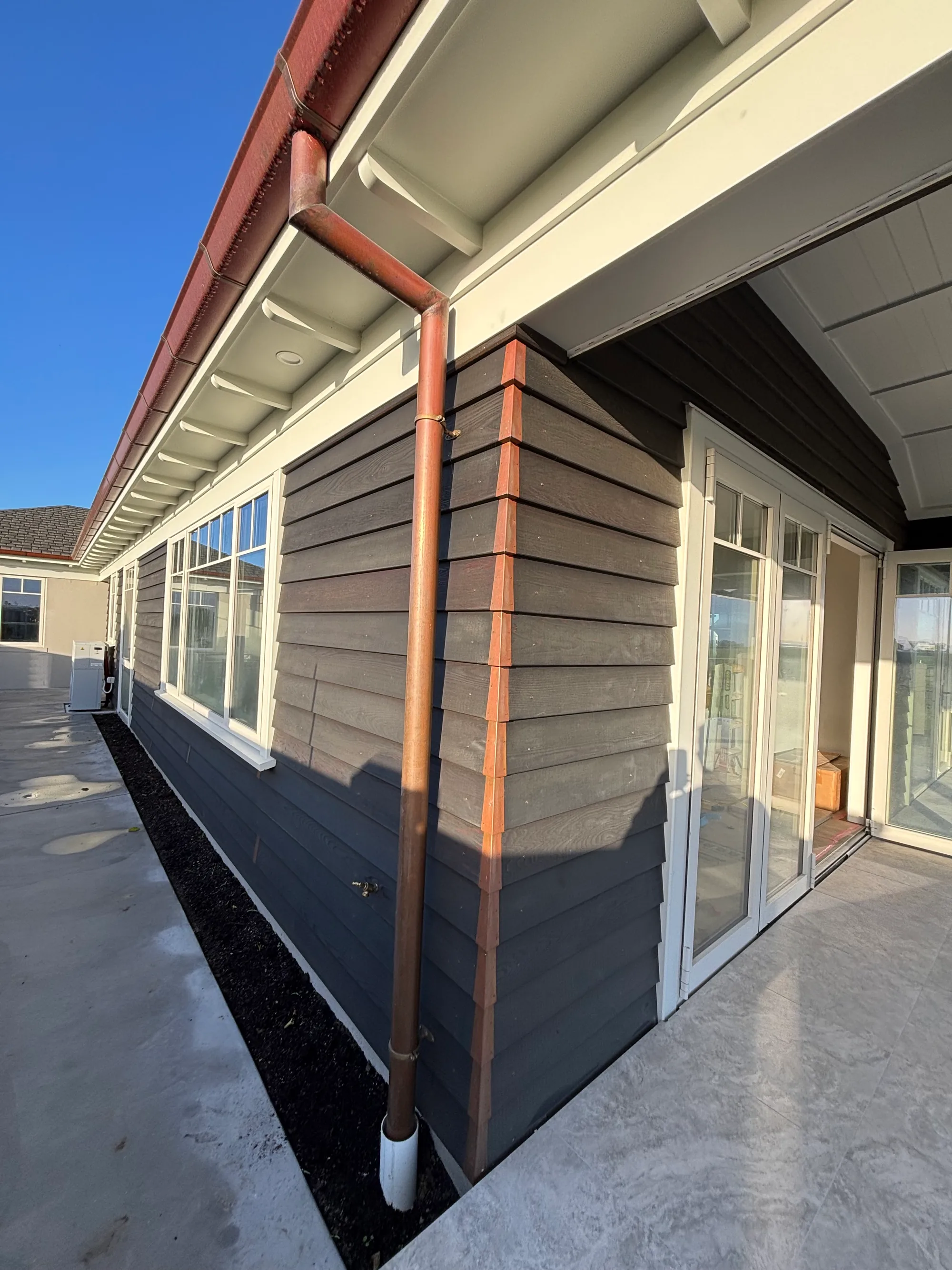 New build cladding detail - Watcon Projects South Auckland