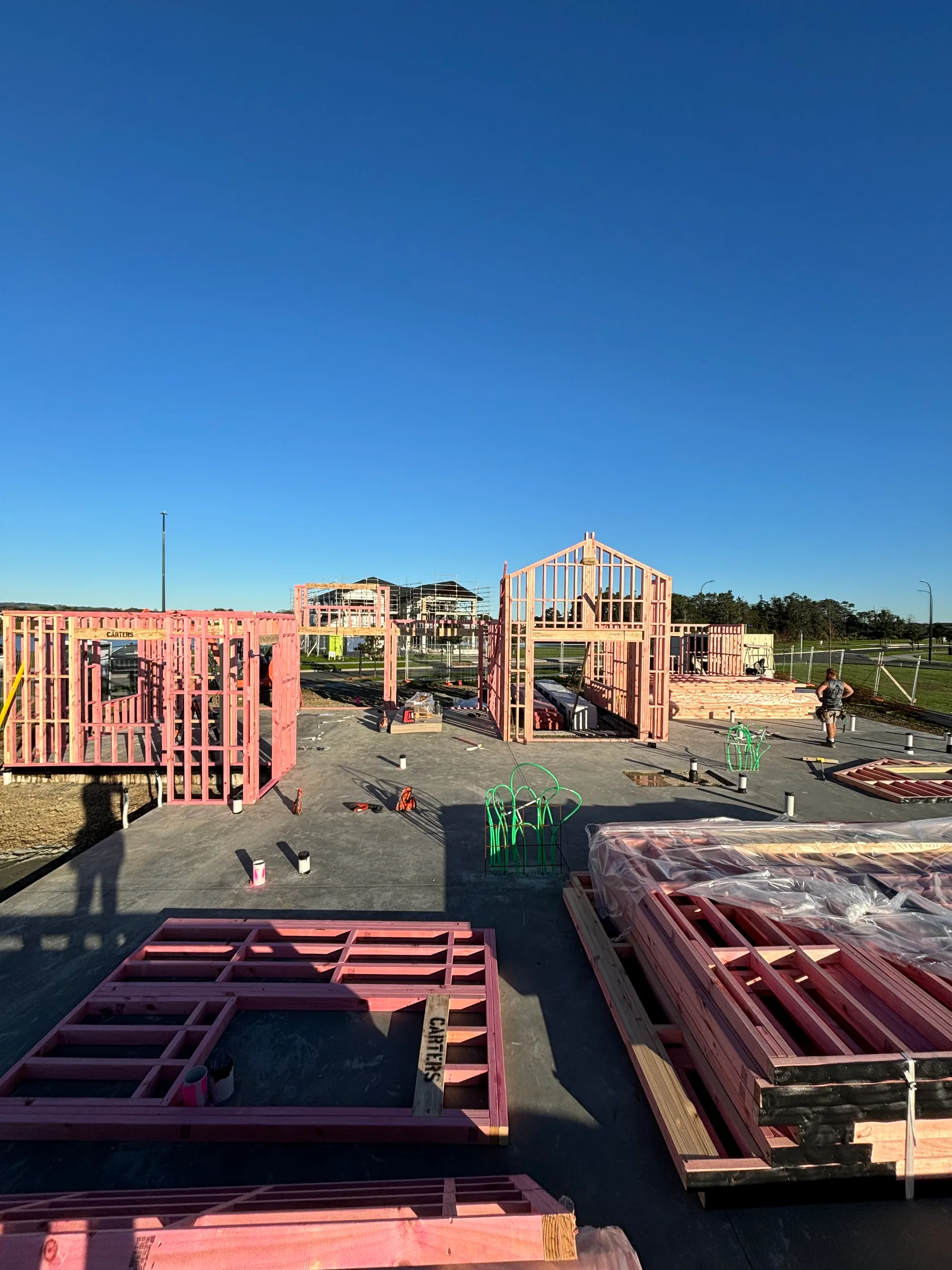 New build framing exterior - Watcon Projects South Auckland