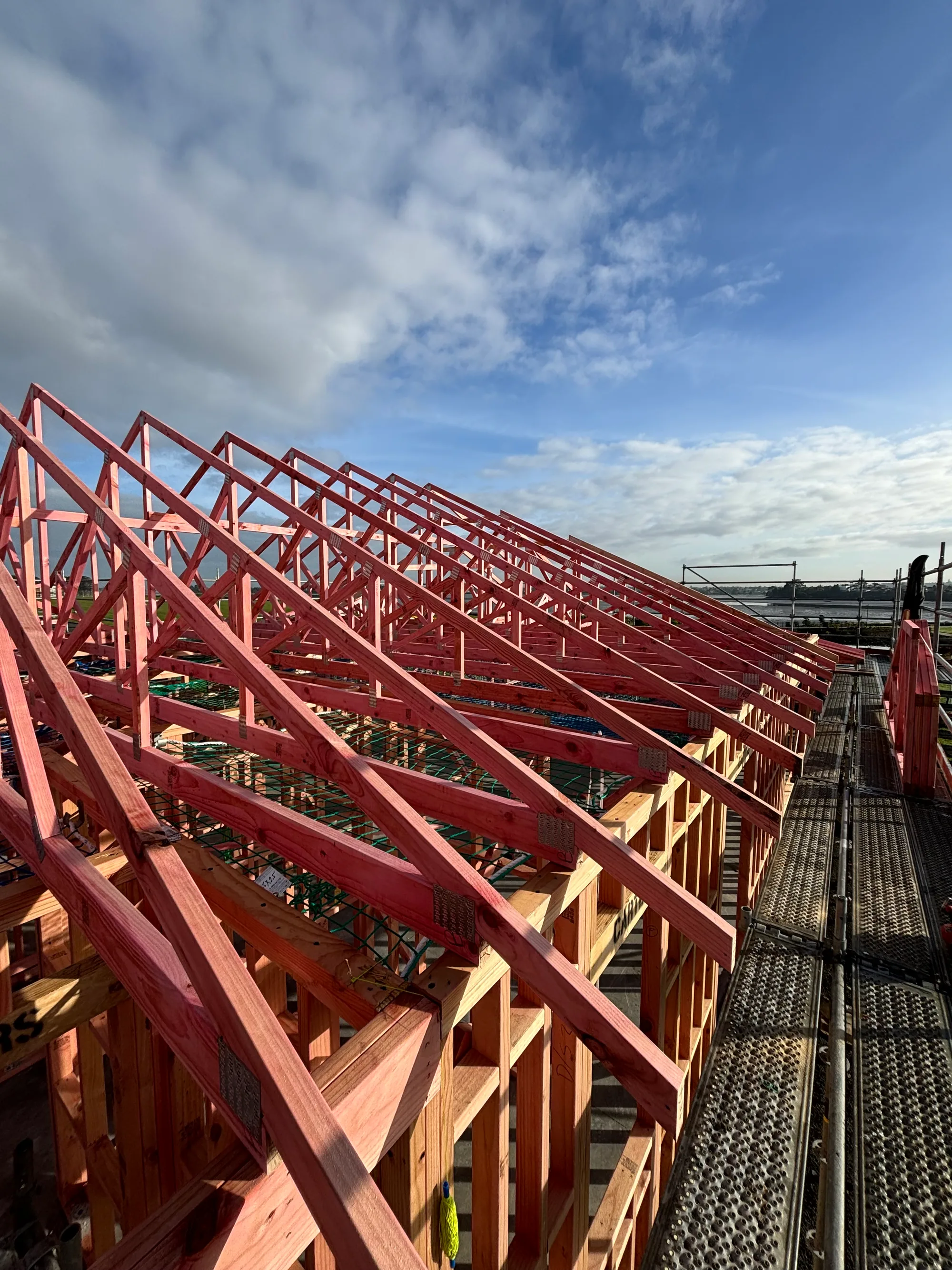 New build roof trusses - Watcon Projects South Auckland