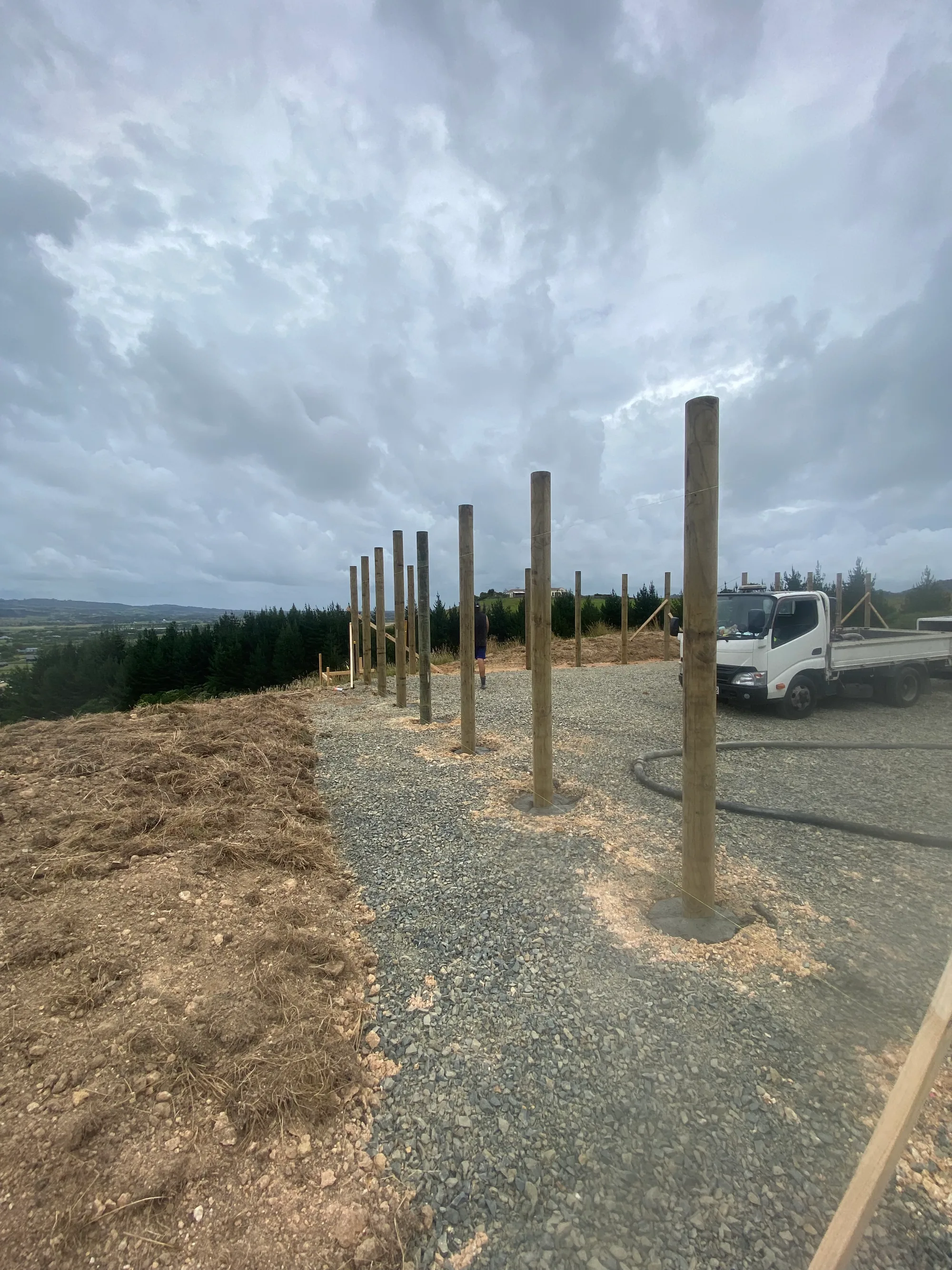 Post and rail fence posts - Watcon Projects South Auckland