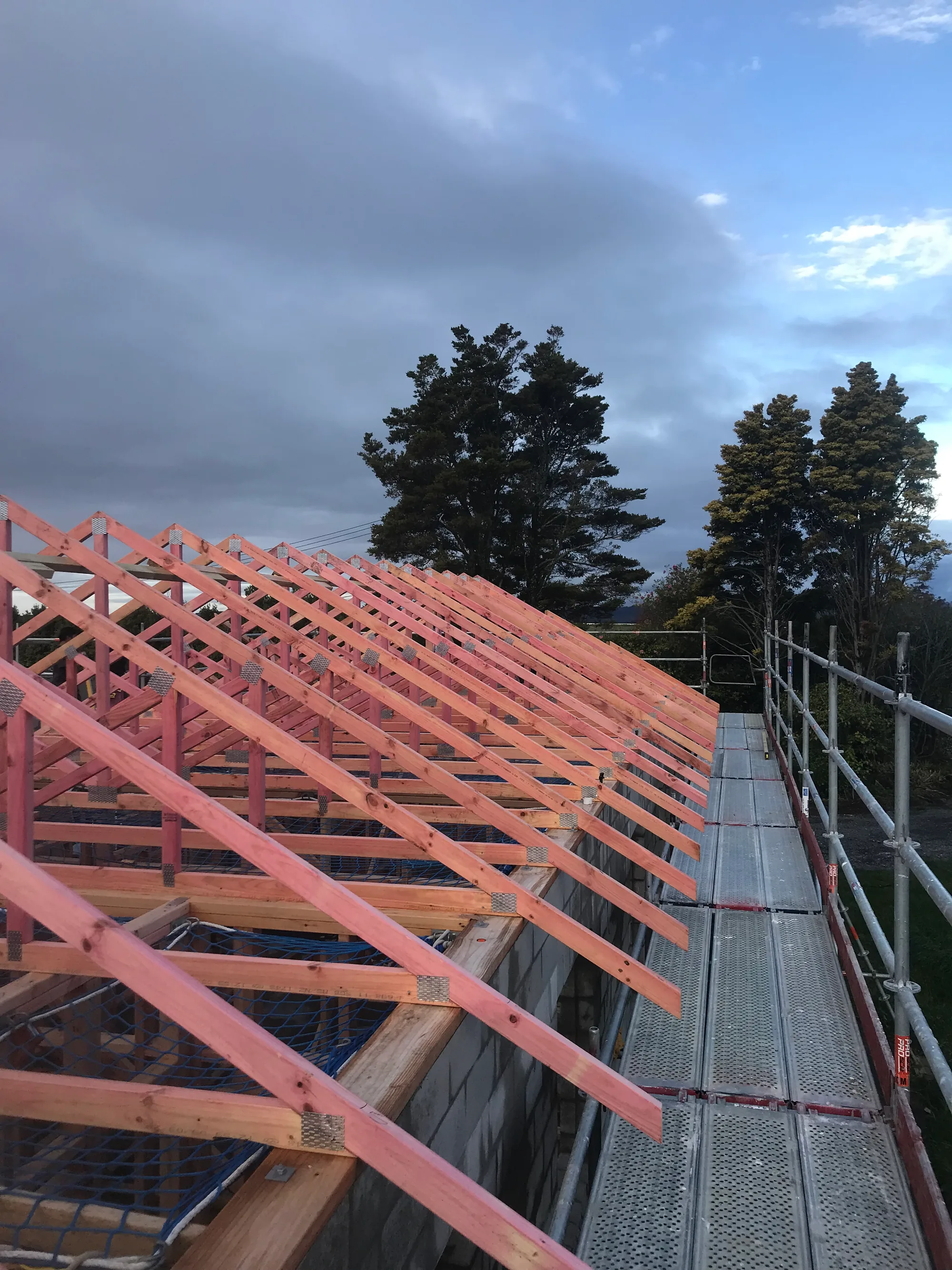 Roof framing construction - Watcon Projects South Auckland