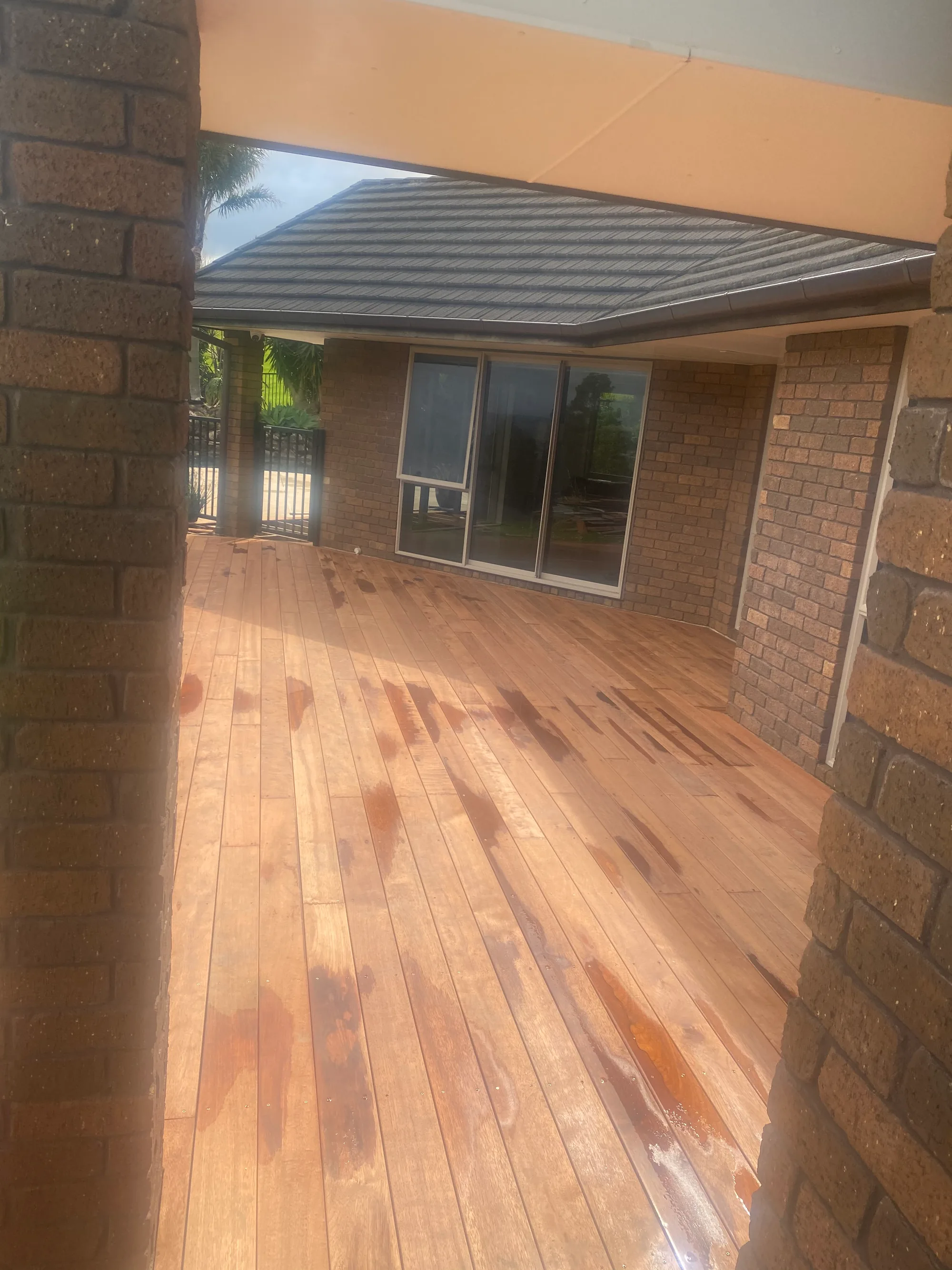Completed timber deck build by Watcon Projects, South Auckland